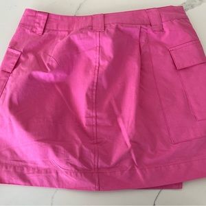 Pink mini skirt